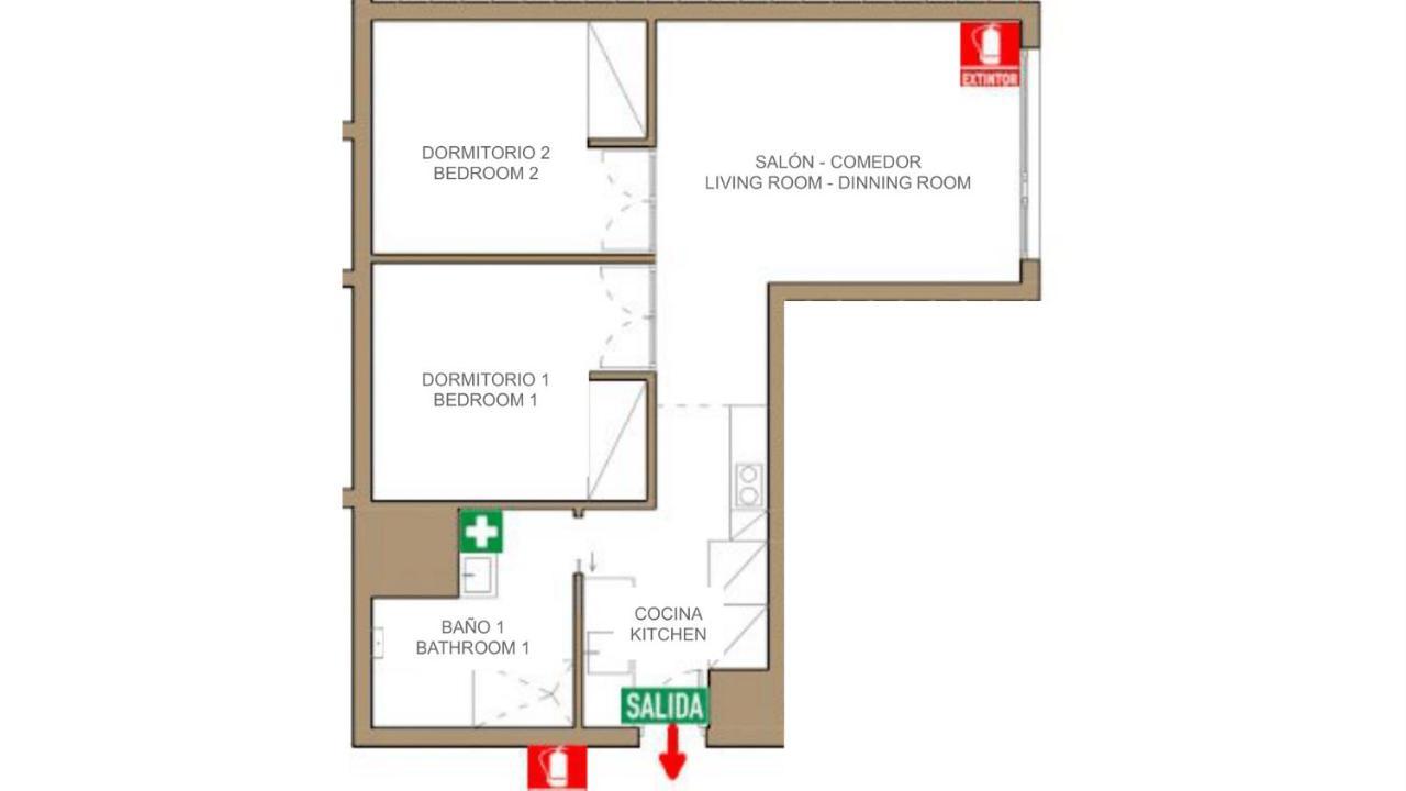 2 Bedrooms 1 Bathroom Furnished - Justicia - Executive Style - Mintystay Madri Exterior foto